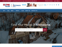 Tablet Screenshot of homesforsale-mn.com